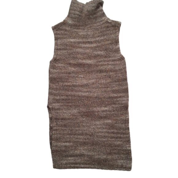Massimo Dutti Wool Blend Sleeveless Knit Sweater Tunic - Picture 2 of 8